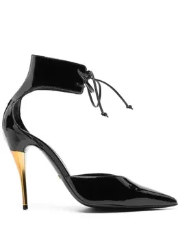 Gucci лакированные туфли, черный