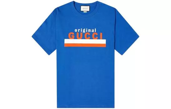 Мужская футболка Gucci, синий