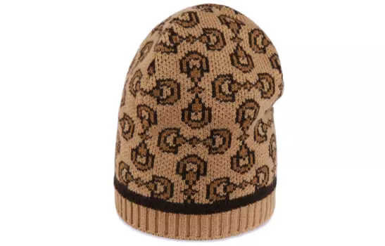 GUCCI Мужская шапка-бини, Brown