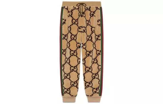 Штаны спортивные Gucci мужские, бежевый