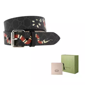 Мужской ремень Gucci, черный