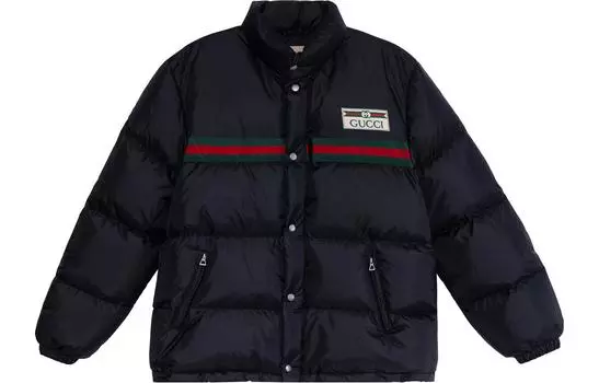 GUCCI Мужской пуховик, Черный