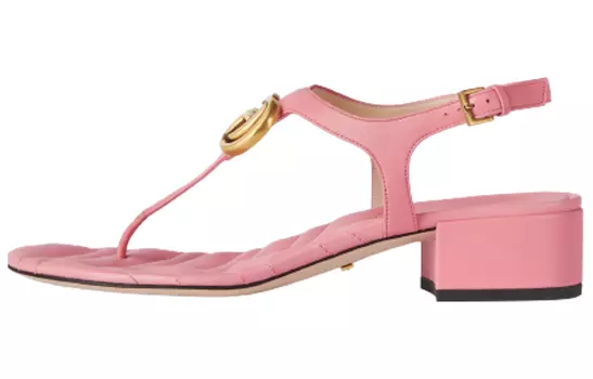 Шлепанцы женские Gucci One-Strap, розовый