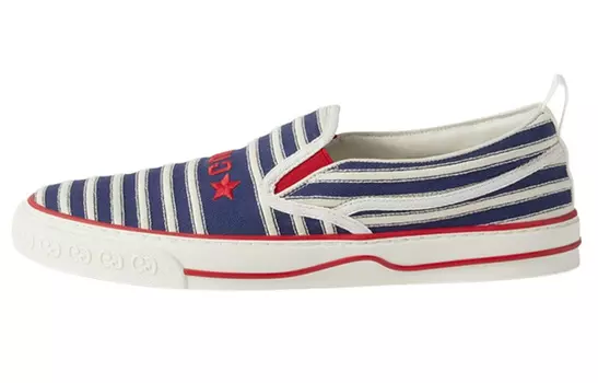 Слипоны мужские Gucci Tennis 1977, белый / синий