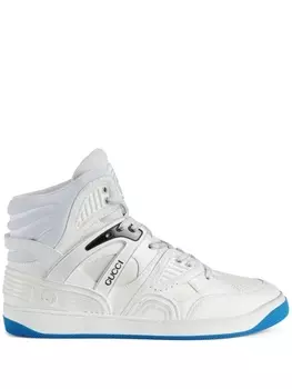 Gucci высокие кроссовки Gucci Basket, белый