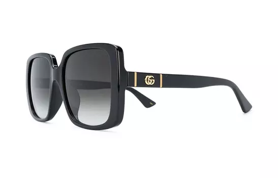Очки солнцезащитные женские Gucci с чехлом, черный