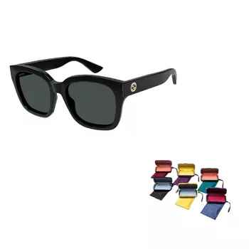 Очки солнцезащитные женские Gucci Gg Logo, черный