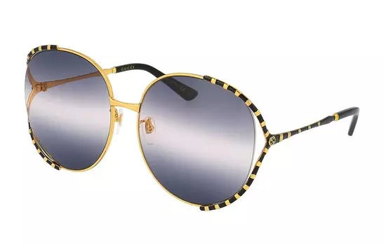 Очки женские Gucci солнцезащитные, золотой