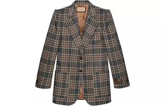 Женский деловой костюм Gucci, коричневый