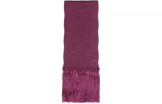 GUCCI Женский вязаный шарф, Фиолетовый