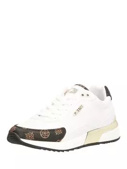 GUESS Кроссовки на шнуровке, белые