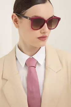 Guess солнцезащитные очки, фиолетовый