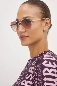 Guess солнцезащитные очки, золотой