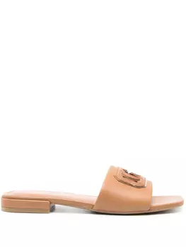 GUESS USA кожаные сандалии, коричневый