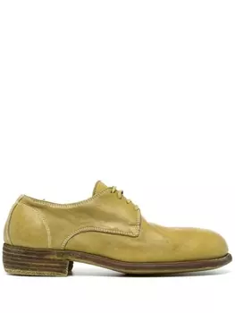 Guidi туфли дерби, зеленый
