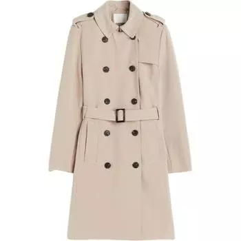 H&M Женский тренч бежевого цвета