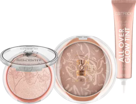 Хайлайтер Catrice Geschenkset More Than Glow Face Rose Gold 3tlg, 1 St