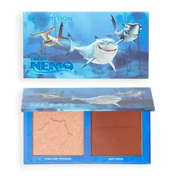 Хайлайтер Disney Pixar’s Finding Nemo and Revolution Fish Are Friends Bronzer and Highlighter Palette