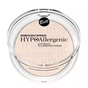 Хайлайтер для лица hypo iluminador rostro y cuerpo face&body Bell Hypoallergenic, цвет beige