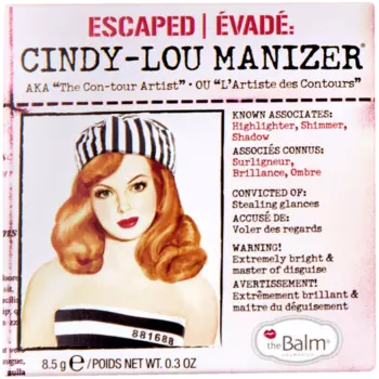 Хайлайтер для лица The Balm Cindy-Lou Manizer, 8,5 гр