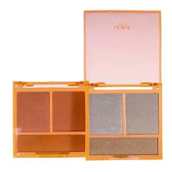 Хайлайтер Paleta de Iluminadores en Polvo Le Due Make Up, Naranja