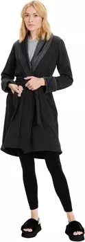 Халат Blanche II Robe UGG, цвет Black Bear Heather