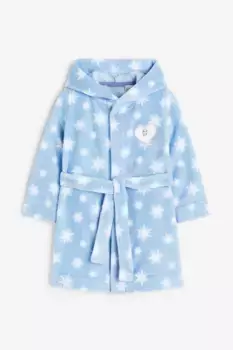 Халат из флиса своими руками H&M, синий