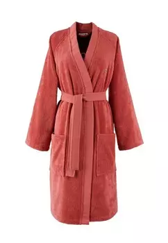 Халат LACOSTE Long Bathrobe, цвет auburn