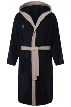 Халат Men Plus Long Bathrobe, черный