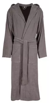 Халат MY HOME Long Bathrobe, серый