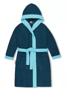 Халат normani Bathrobe Elounda, синий/светло-синий