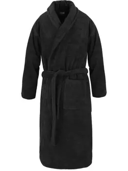 Халат normani Long Bathrobe Flee, черный