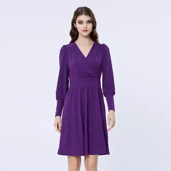 Халат patineuse cur crois manches longues Smart And Joy, фиолетовый