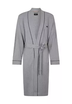 Халат с логотипом для мужчин BOSS, цвет 033 Medium Grey