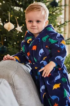 Халат с принтом динозавра Jojo Maman Bb, синий