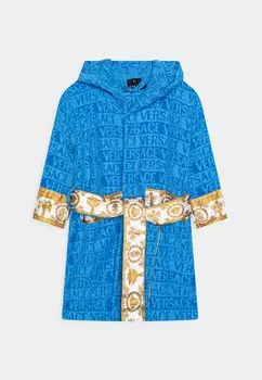 Халат Versace, светло-синий