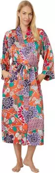 Халат Zuri Satin Robe N by Natori, цвет Terracotta