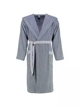 Халаты Marc O'Polo, цвет smoke blue/offwhite