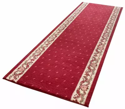 HANSE Home runner "Floret", прямоугольный, короткий ворс, современный, мягкий, ковер для гостиной, прихожей, прихожей, украшения 80х200 см, красный