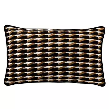 ХАВЬЕР - Чехол на подушку 30x50 см Ворон - Черный Dutch Decor