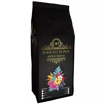 HAWAII KONA Коричневое золото с Гавайев, один из лучших сортов кофе в мире (500 грамм, молотый) The Coffe And Tea Company