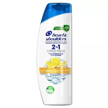 Head &Shoulders Цитрусовый шампунь 270 мл Кондиционер против перхоти 2 в 1 Head & Shoulders