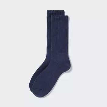 HEATTECH Ворсовые термоноски Uniqlo, синий