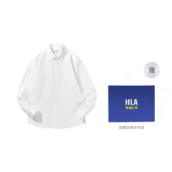 Heilan Home Hla Мужская рубашка HLA, Оксфорд – Джинсовый синий 18