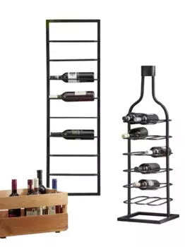 Heine домашний винный шкаф Heine home 29х104х29 см, черный