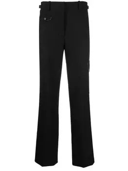Helmut Lang брюки прямого кроя, черный