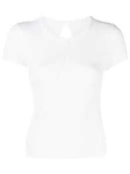 Helmut Lang трикотажный топ Twisted, белый