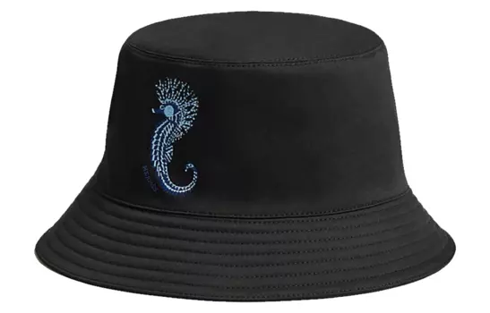 HERMES Панама мужская черная