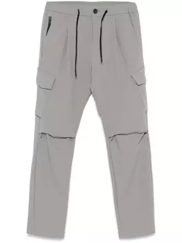 Herno брюки карго из джерси, серый