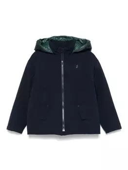 Herno Kids пуховик с капюшоном, синий